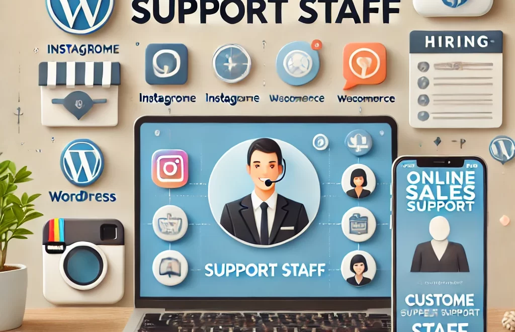 آگهی استخدام نیروی پشتیبان آنلاین فروش